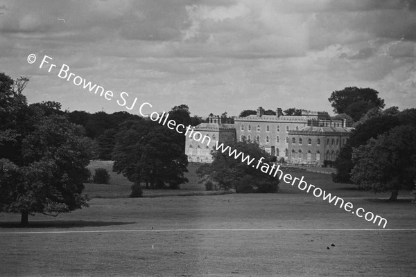 MOORE ABBEY  THE PARK AND HOUSE FROM SOUTH EAST